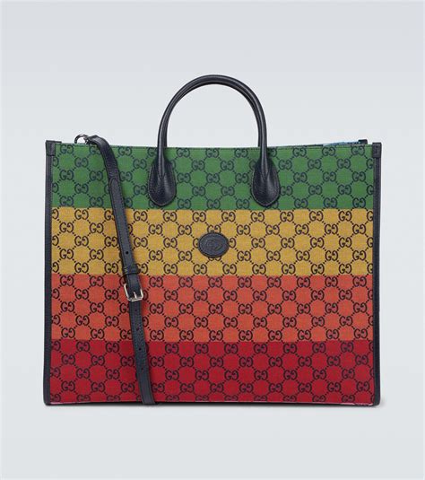 gucci gg multicolor bag|gucci guccissima tote bag.